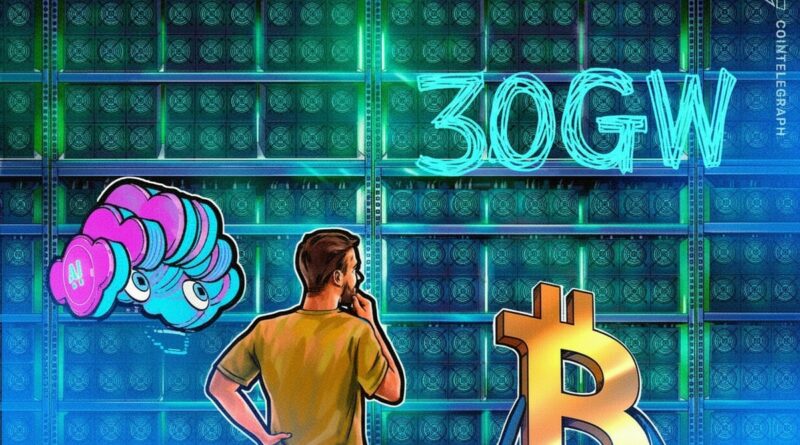 Bitcoin miners chase 30 GW AI capacity to offset hashprice pressure Bitcoin miners chase 30 GW AI capacity to offset hashprice pressure