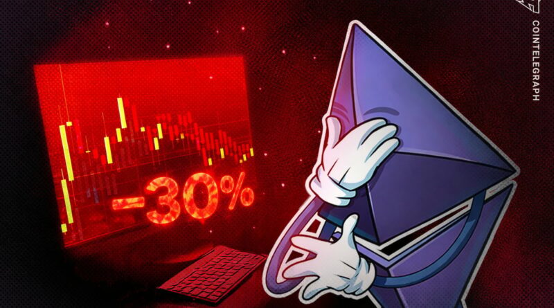 Ether leads crypto losses with 30% crash: Where is the bottom? Ether leads crypto losses with 30% crash: Where is the bottom?