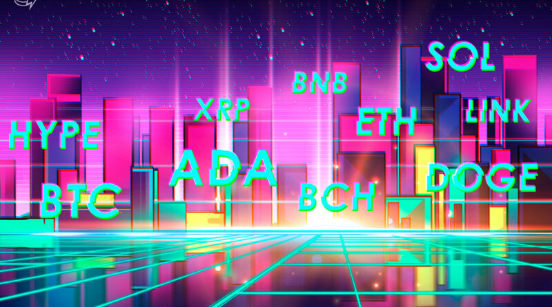 Price predictions 4/10: BTC, ETH, XRP, BNB, SOL, DOGE, HYPE, ADA, BCH, LINK Price predictions 4/10: BTC, ETH, XRP, BNB, SOL, DOGE, HYPE, ADA, BCH, LINK