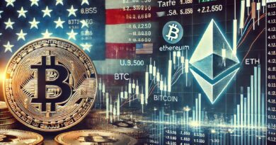 Bitcoin & Ethereum Move In Lockstep With US Stocks As Tariff Concerns Weigh On Markets