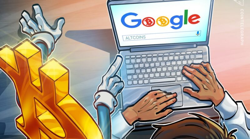 Altcoin Google searches hit highest since 2021 amid ETF, treasury moves