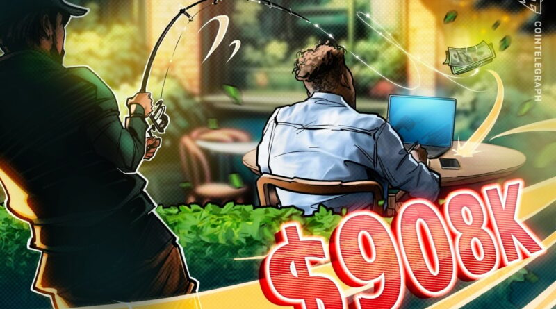 Crypto victim loses $908K in sophisticated phishing attack