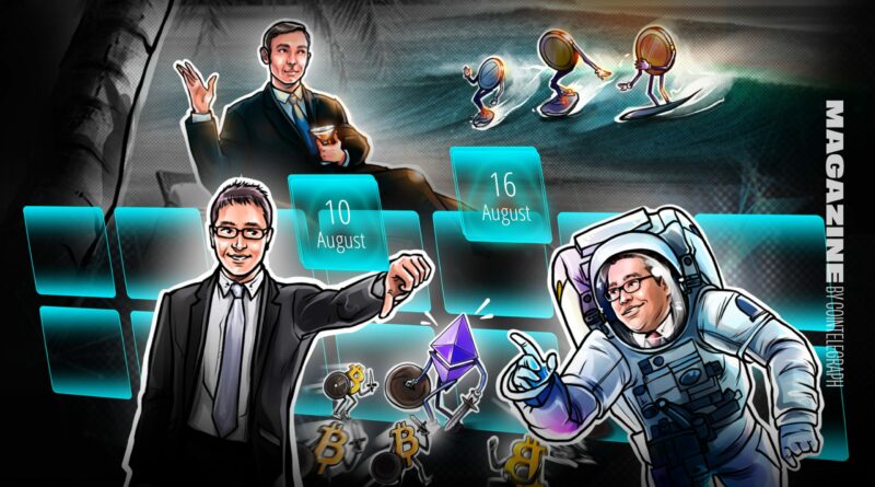 Ether eyes $6K as supply plunges, Justin Sun’s legal saga: Hodler’s Digest, Aug. 10 – 16
