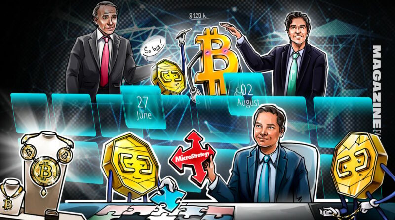 XRP eyes 20% surge in August, crypto returns to US: Hodler’s Digest, July 27 – Aug. 2