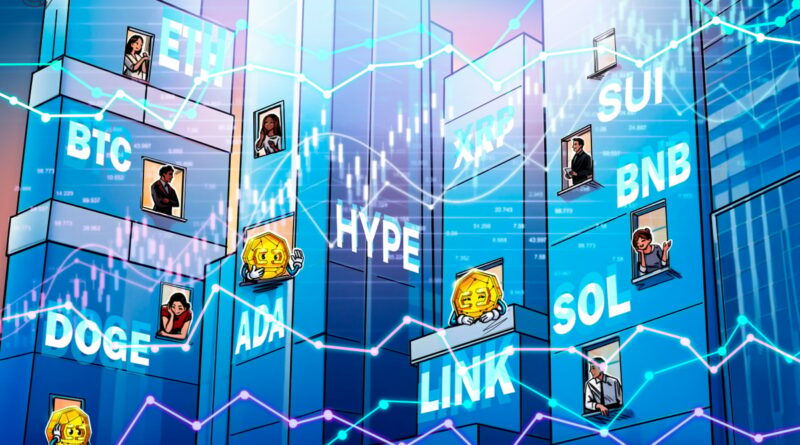Price predictions 9/3: BTC, ETH, XRP, BNB, SOL, DOGE, ADA, LINK, HYPE, SUI