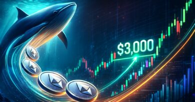 Ethereum Whale Redistribution Continues: Moves 5,000 ETH As Price Reclaims $3K Level