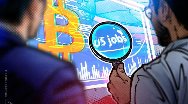 Bitcoin reacts to major US jobs data beat as Fed rate pause odds near 95%
