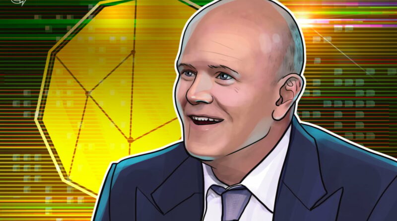 Crypto’s ‘age of speculation’ may be ending: Galaxy’s Novogratz