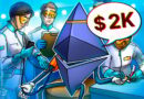 Ethereum reclaims $2K as volatility spike backs ETH price recovery