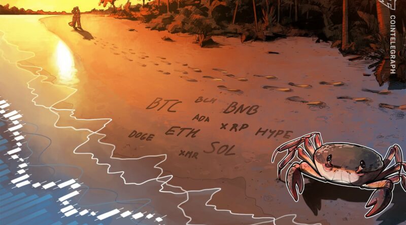 Price predictions 2/11: BTC, ETH, BNB, XRP, SOL, DOGE, BCH, HYPE, ADA, XMR