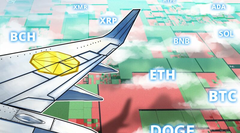 Price predictions 2/4: BTC, ETH, BNB, XRP, SOL, DOGE, ADA, BCH, HYPE, XMR