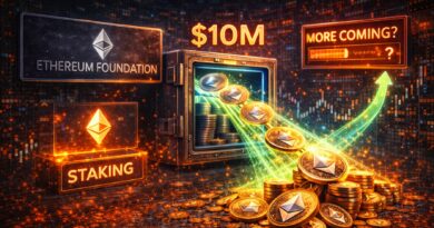Ethereum Foundation Moves $10M ETH After First-Ever Staking — More Coming?