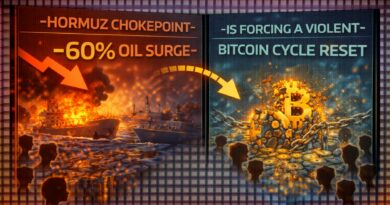 Hormuz Chokepoint: Why A 60% Oil Surge Is Forcing A Violent Bitcoin Cycle Reset