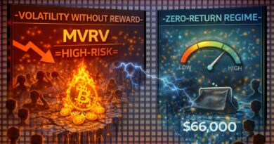 Volatility Without Reward: Why Bitcoin’s MVRV Signals A High-Risk, Zero-Return Regime