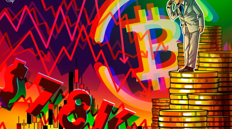 Crypto market liquidations hit $820M as Bitcoin price taps $78K