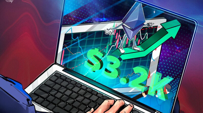 Ethereum whale opens $90M long bets as ETH price chart eyes $3.2K