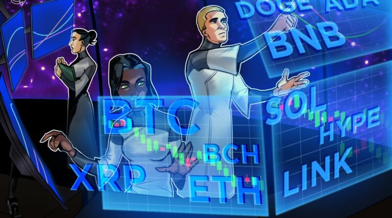 Price predictions 4/15: BTC, ETH, XRP, BNB, SOL, DOGE, HYPE, ADA, BCH, LINK
