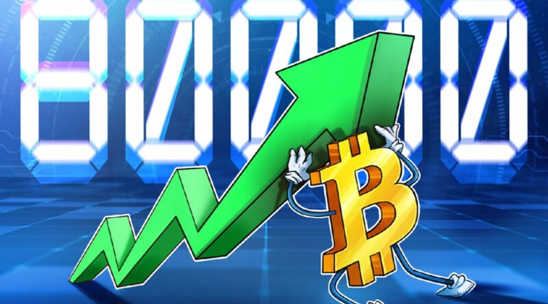 Bitcoin climbs past $80K for the first time since January