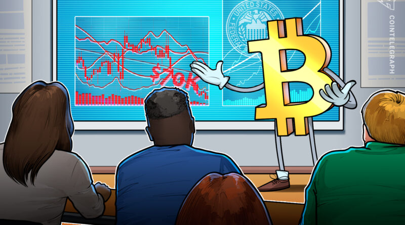 Bitcoin price may dip toward $70K as Fed estimates hotter inflation print