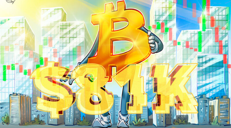 Bitcoin taps $81K as long-term holders add 330K BTC: How high can price go?