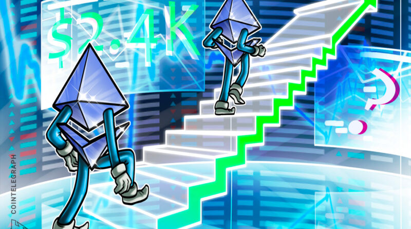 Ether tests $2.4K as accumulators add 246K ETH: How high can price go?