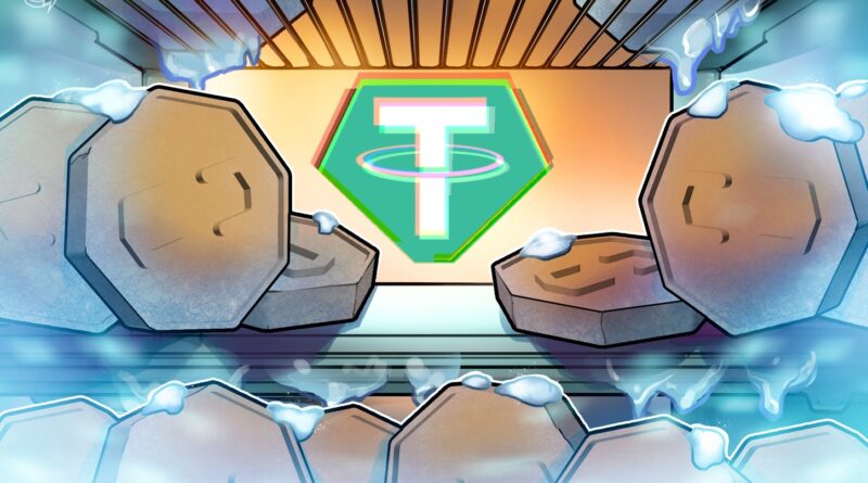 Tether freezes over $500M of USDT in 30 days, BlockSec data shows