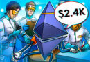 Three reasons why Ether price rallies fizzle near $2.4K