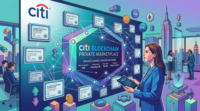 Citi launches blockchain marketplace for private companies shares: Report