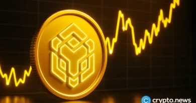 Will BNB price fall below $500 as a giant megaphone pattern emerges?
