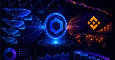 LINK Bullish Pennant Forms As Chainlink Buy Volume Rebounds