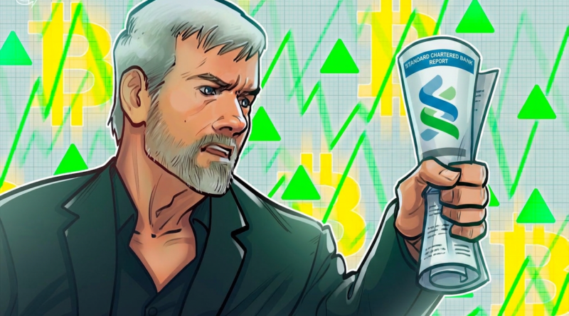 Strategy's Saylor needs clarity in BTC pivot message to convince investors: StanChart