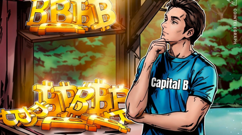 Capital B adds 376 Bitcoin in $29M purchase, boosting holdings to 3,521 BTC