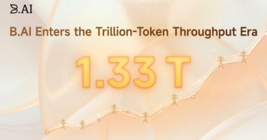 Cracking 1.33 Trillion Daily Tokens: B.AI Powers the “AI Grid” with Full-Stack Infrastructure to Fuel the Agentic Era
