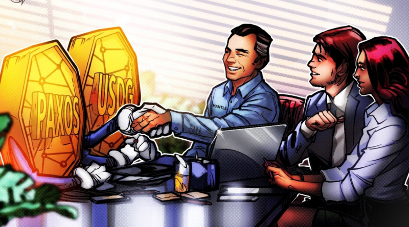 Mantle adds Paxos’ USDG stablecoin, joins Global Dollar Network