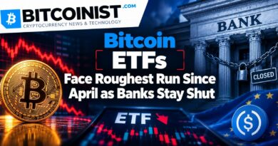 Bitcoin ETFs Face Roughest Run Since April as Banks Stay Shut